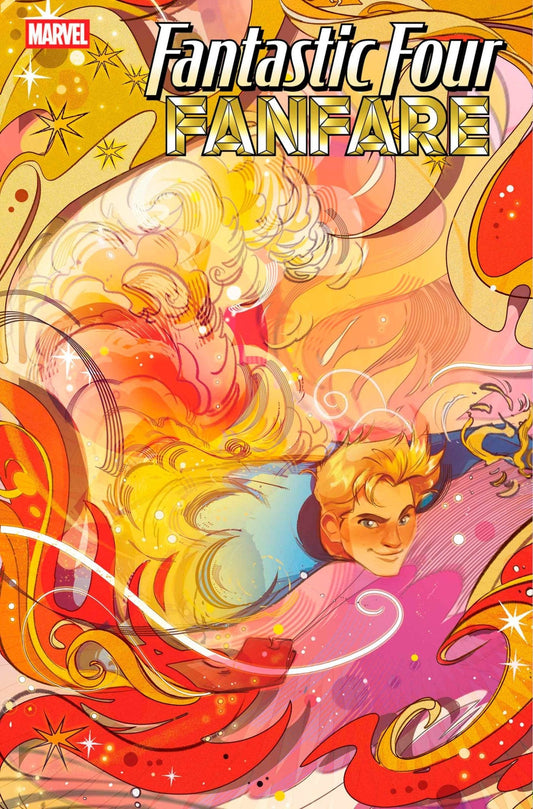 Comics - Fantastic Four Fanfare 4 Nicoletta Baldari 4 - Part Connecting Variant - Fan - Tastic Cards & Comics - Marvel Comics