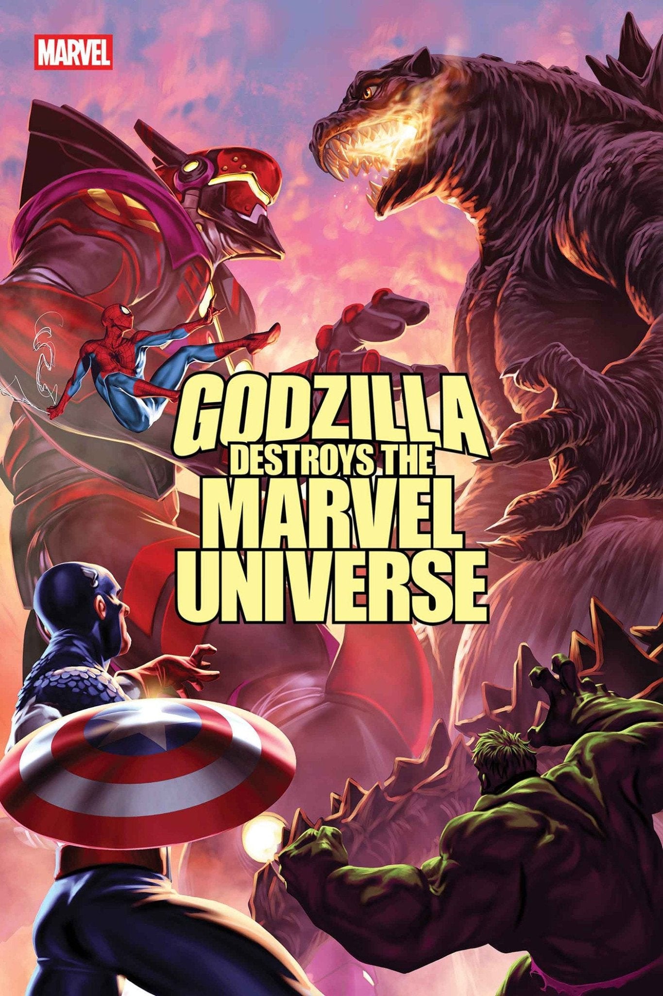 Comics - Godzilla Destroys The Marvel Universe 5 - Fan - Tastic Cards & Comics - Marvel Comics