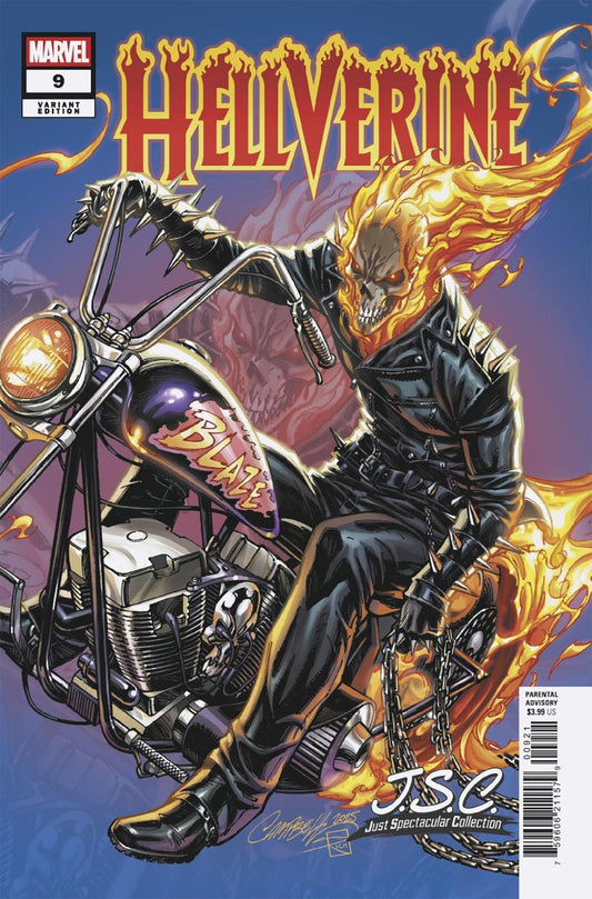 Comics - Hellverine 9 J. Scott Campbell Just Spectacular Collection Variant - Fan - Tastic Cards & Comics - Marvel Comics