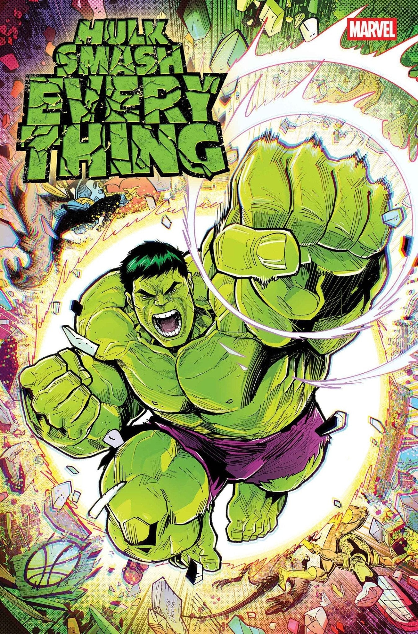Comics - Hulk: Smash Everything 1 Luciano Vecchio Variant - Fan-Tastic Cards & Comics - Marvel Comics