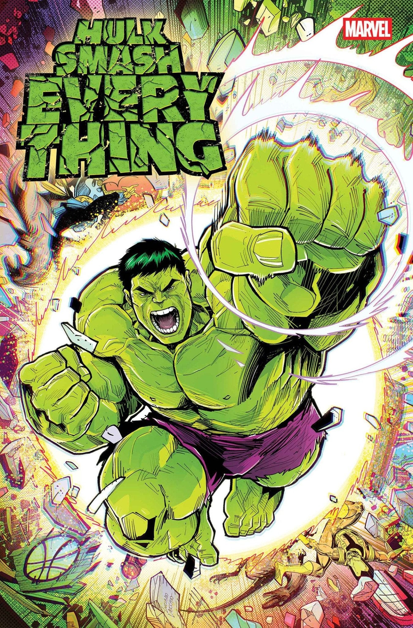 Comics - Hulk: Smash Everything 1 Luciano Vecchio Variant - Fan - Tastic Cards & Comics - Marvel Comics
