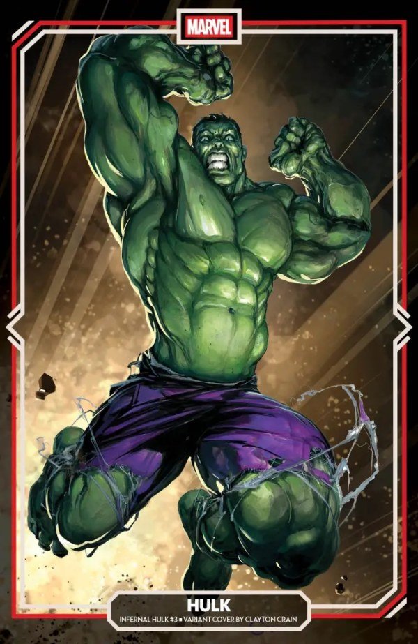 Comics - Infernal Hulk 3 Clayton Crain Variant - Fan-Tastic Cards & Comics - Marvel Comics