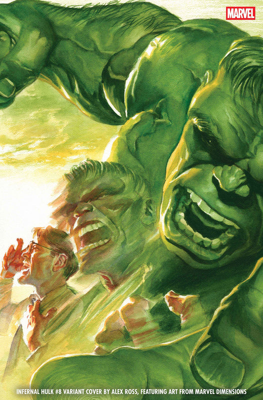 Comics - Infernal Hulk 8 Alex Ross Marvel Dimensions Variant - Fan-Tastic Cards & Comics - Marvel Comics