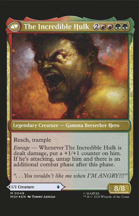Comics - Infernal Hulk 8 Classified Artist Magic: The Gathering Variant - Fan-Tastic Cards & Comics - Marvel Comics