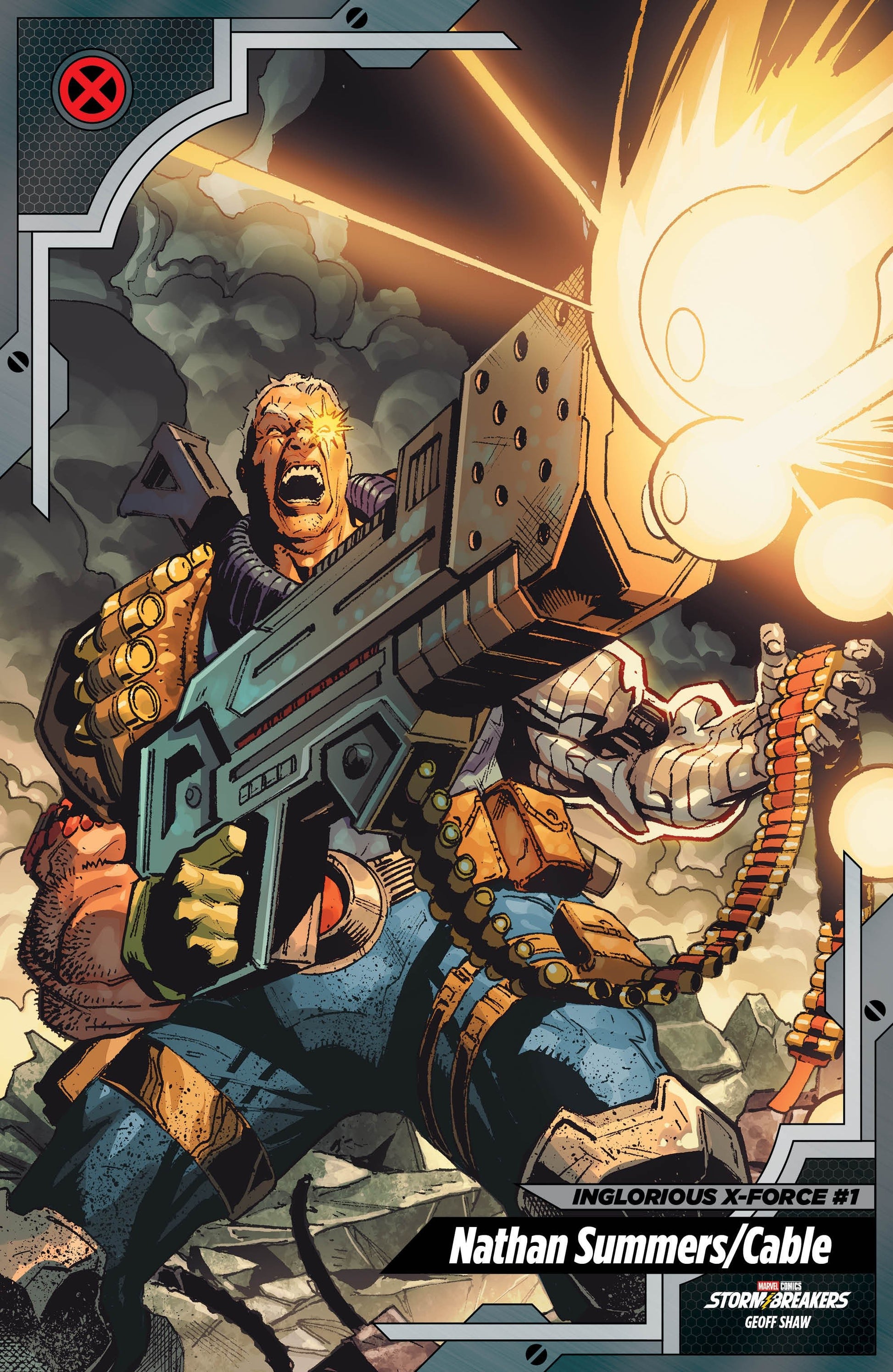 Comics - Inglorious X Force 1 Geoff Shaw X-Men Trading Card Variant - Fan-Tastic Cards & Comics - Marvel Comics