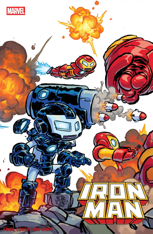 Comics - Iron Man 2 Skottie Young 4 Part Connecting Variant - Fan-Tastic Cards & Comics - Marvel Comics