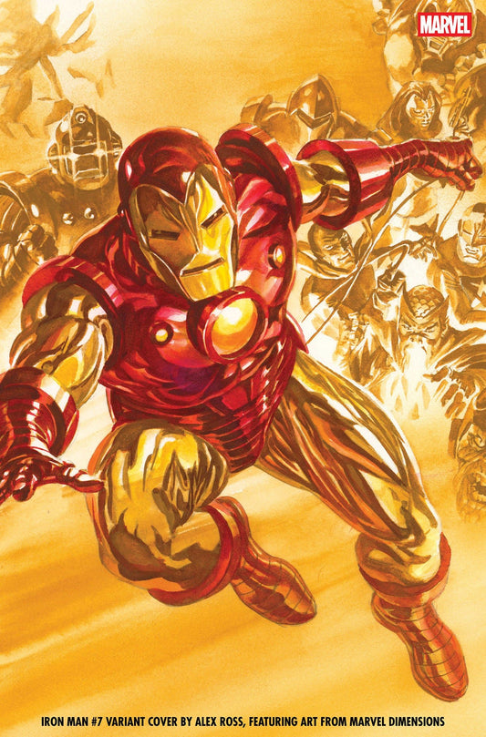Comics - Iron Man 7 Alex Ross Marvel Dimensions Variant - Fan-Tastic Cards & Comics - Marvel Comics