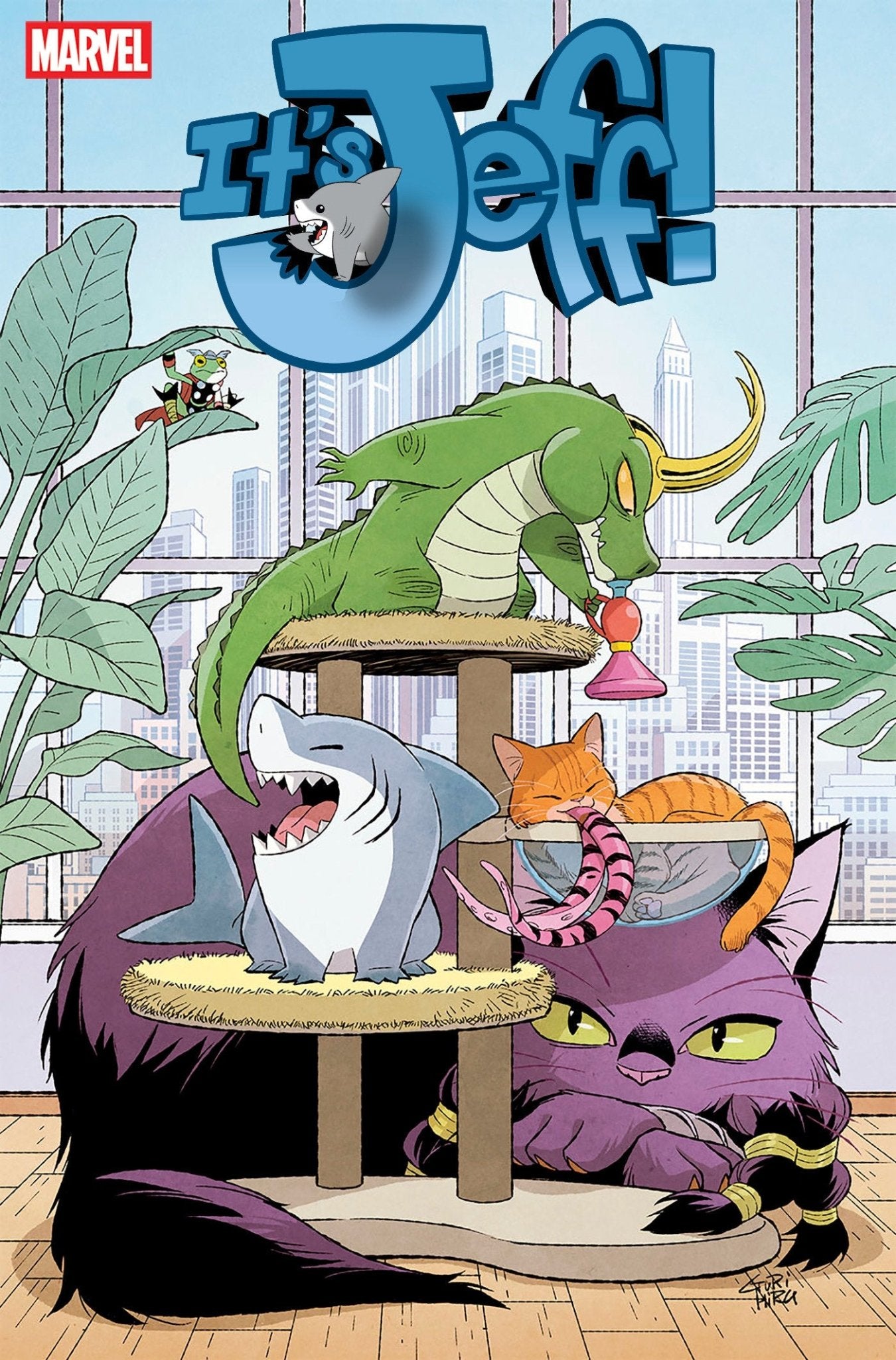 Comics - It's Jeff & Other Marvel Tails 1 - Fan - Tastic Cards & Comics - Marvel Comics