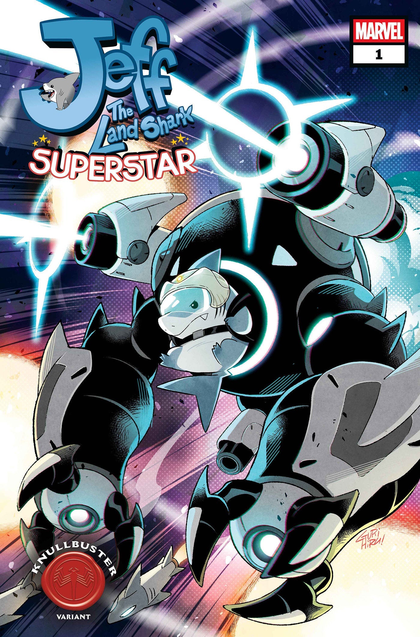 Comics - Jeff The Land Shark: Superstar 1 Gurihiru Knullbuster Variant - Fan-Tastic Cards & Comics - Marvel Comics