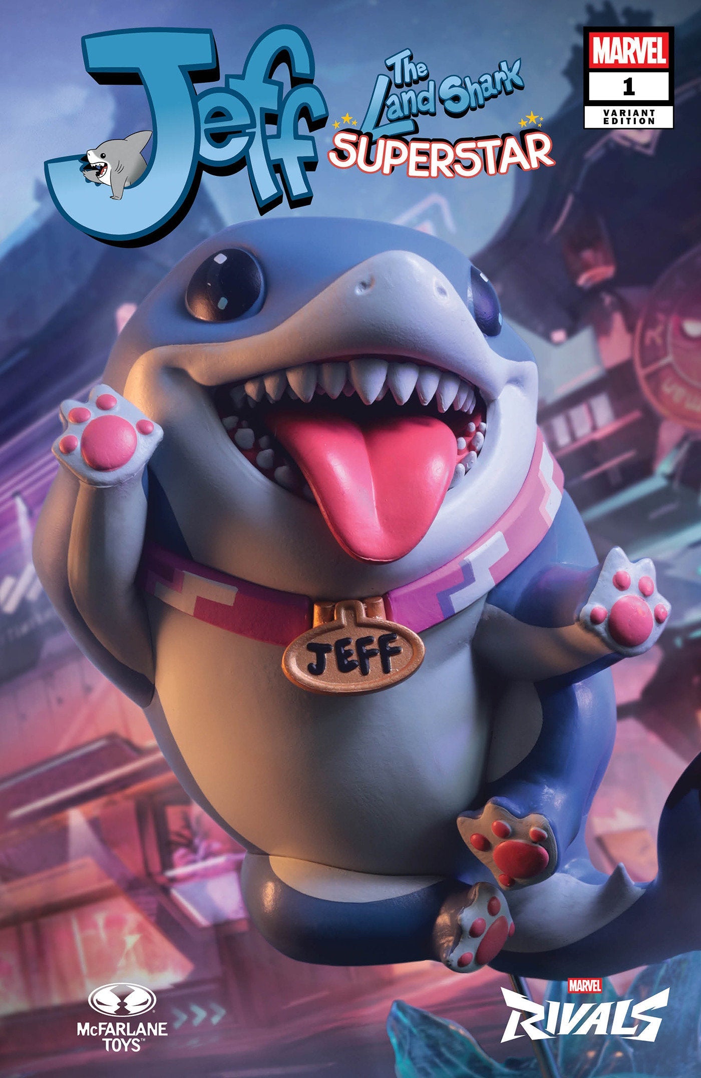 Comics - Jeff The Land Shark: Superstar 1 McFarlane Toys Marvel Rivals Variant - Fan-Tastic Cards & Comics - Marvel Comics