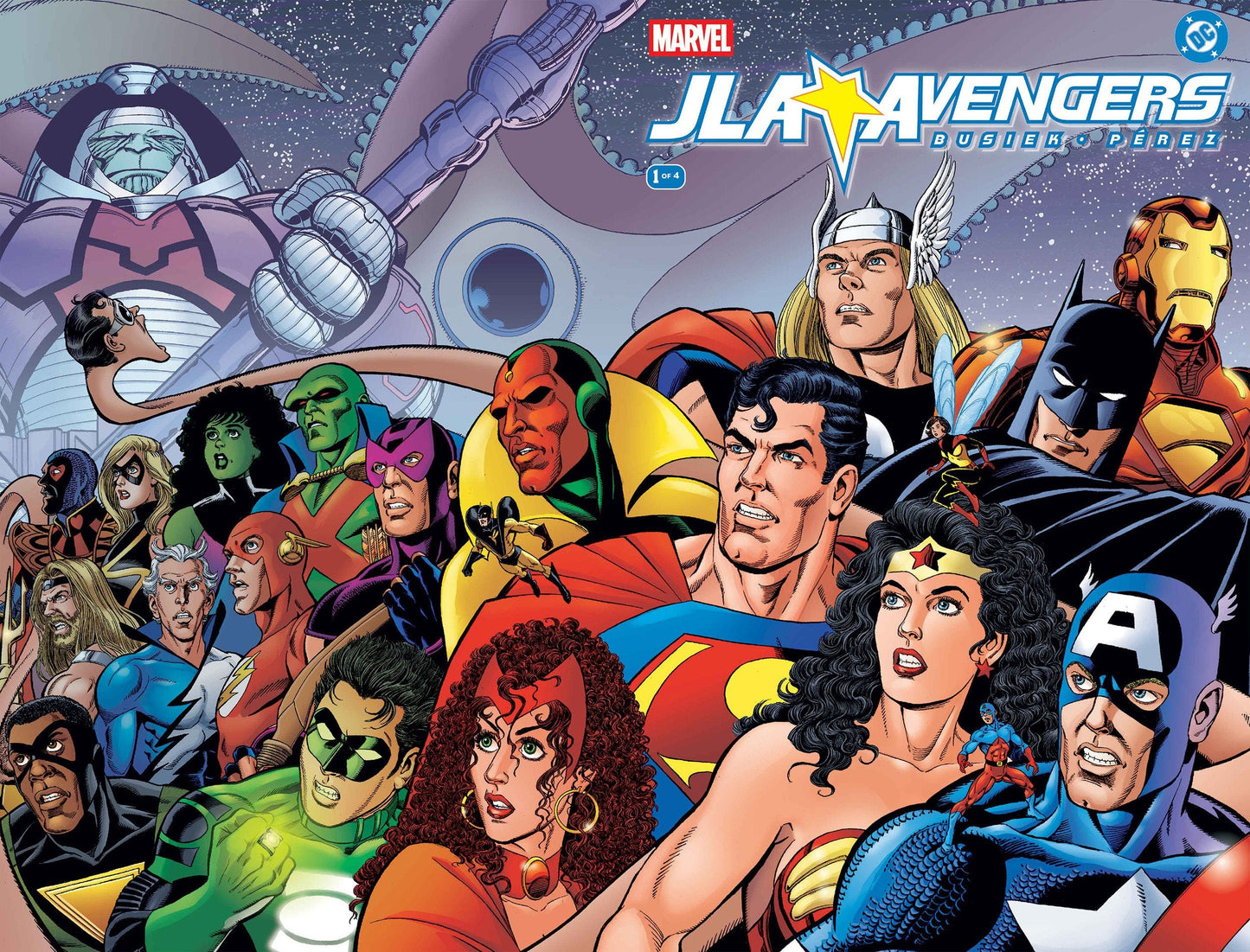 Comics - JLA/Avengers 1 Facsimile Edition Wraparound Cover - Fan-Tastic Cards & Comics - Marvel Comics