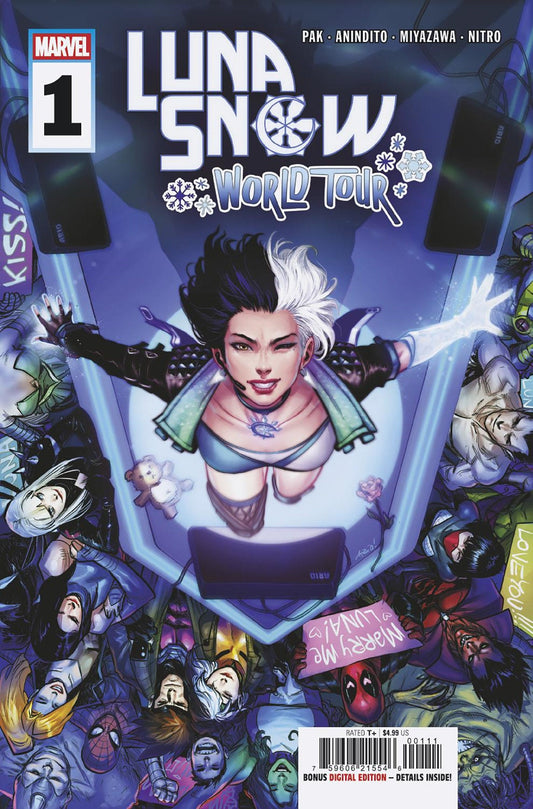 Comics - Luna Snow: World Tour 1 - Fan-Tastic Cards & Comics - Marvel Comics