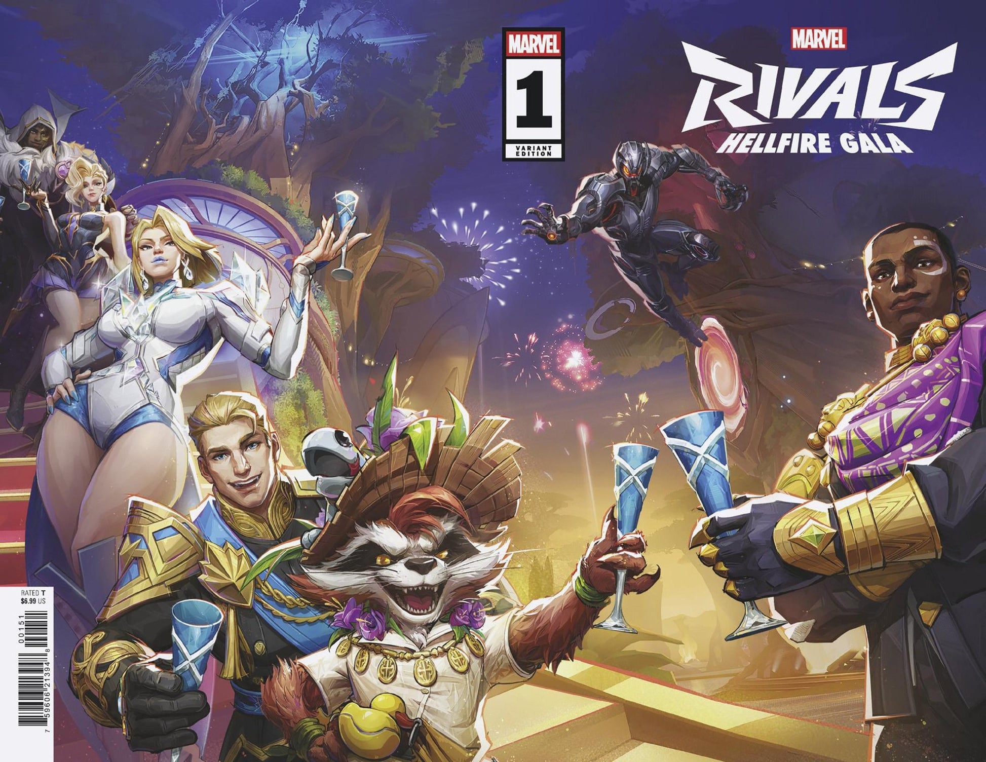 Comics - Marvel Rivals: Hellfire Gala 1 Netease Games Marvel Rivals Wraparound Variant - Fan - Tastic Cards & Comics - Marvel Comics