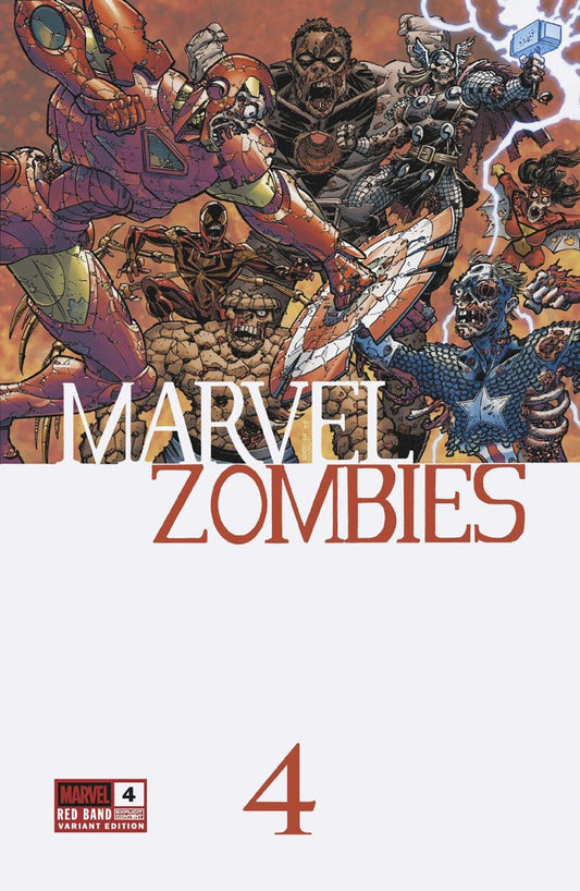 Comics - Marvel Zombies: Red Band 4 Scott Koblish Retro Zombie Variant [Polybagged] - Fan-Tastic Cards & Comics - Marvel Comics