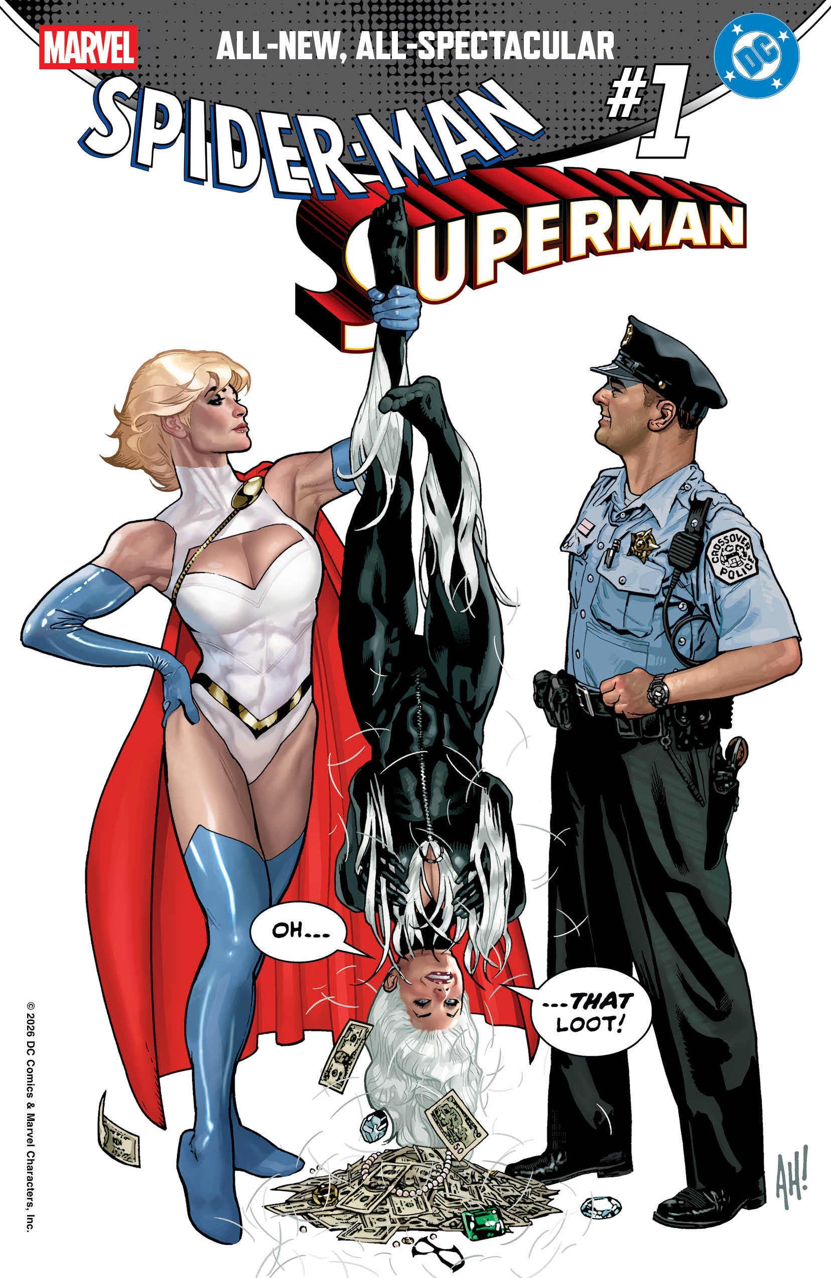 Comics - Marvel/DC: Spider-Man/Superman 1 Adam Hughes Variant - Fan-Tastic Cards & Comics - Marvel Comics