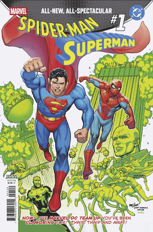 Comics - Marvel/DC: Spider-Man/Superman 1 David Marquez Homage Variant - Fan-Tastic Cards & Comics - Marvel Comics