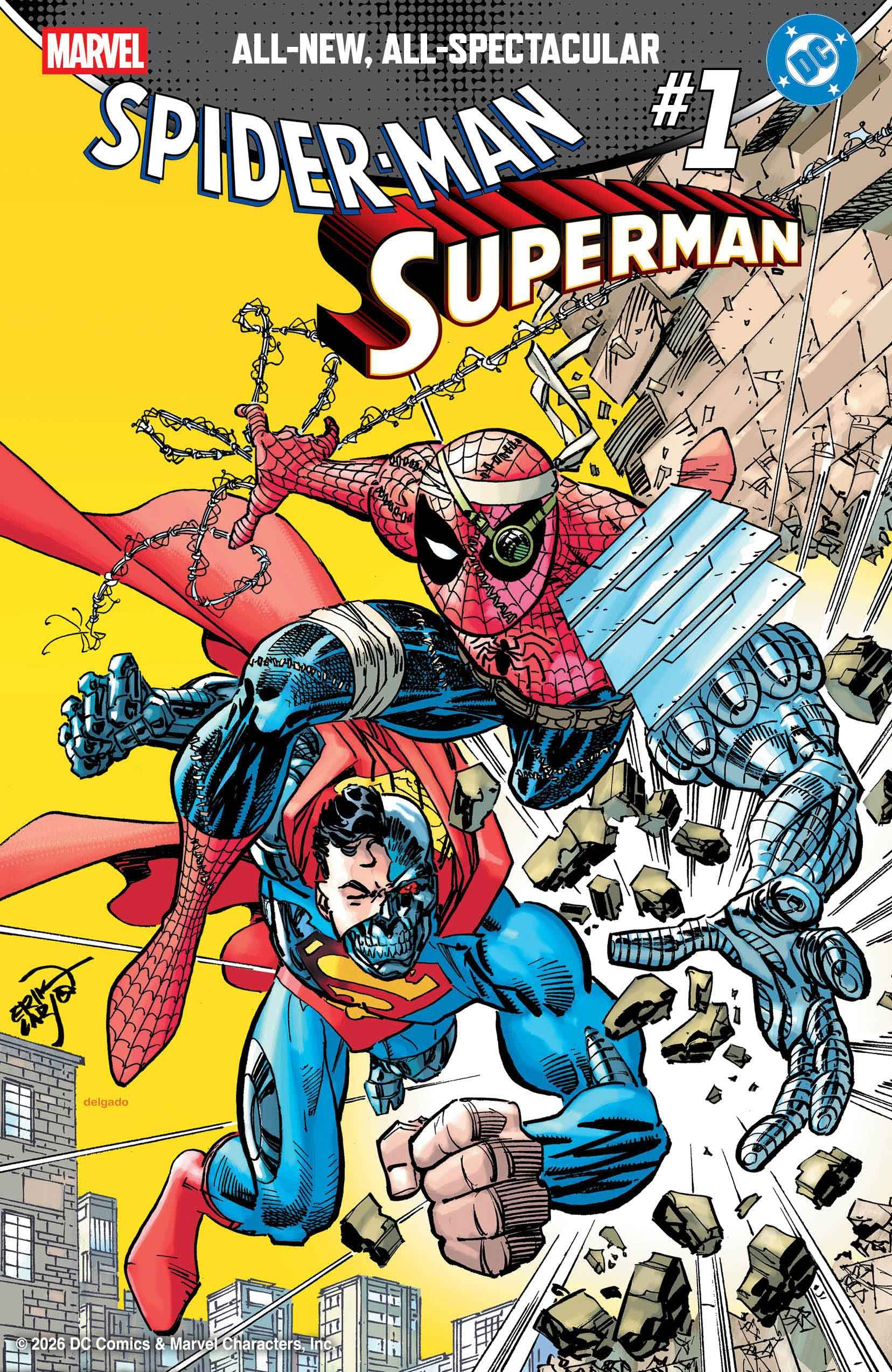 Comics - Marvel/DC: Spider-Man/Superman 1 Erik Larsen Variant - Fan-Tastic Cards & Comics - Marvel Comics