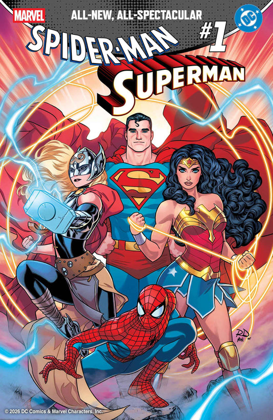 Comics - Marvel/DC: Spider-Man/Superman 1 Russell Dauterman Variant - Fan-Tastic Cards & Comics - Marvel Comics