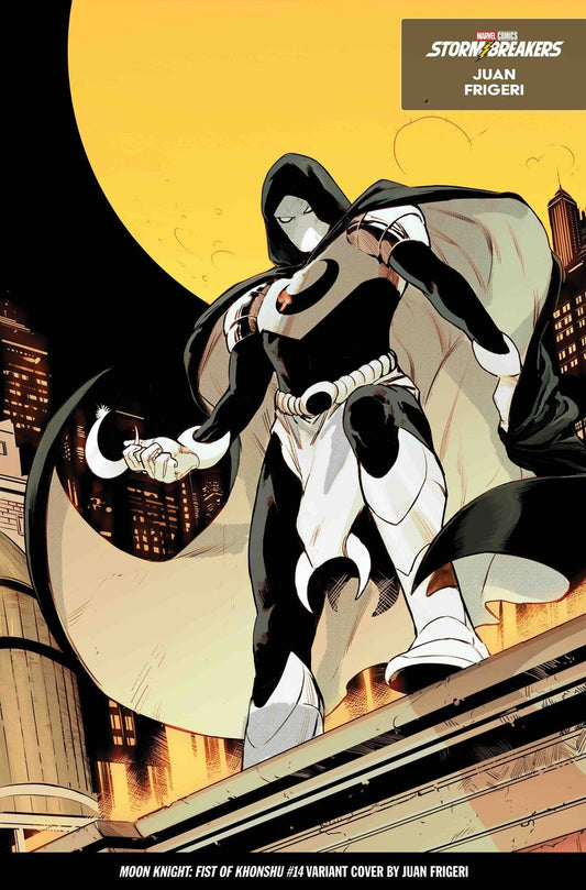 Comics - Moon Knight: Fist Of Khonshu 14 Juan Frigeri From The Chaos A Costume Variant - Fan - Tastic Cards & Comics - Marvel Comics