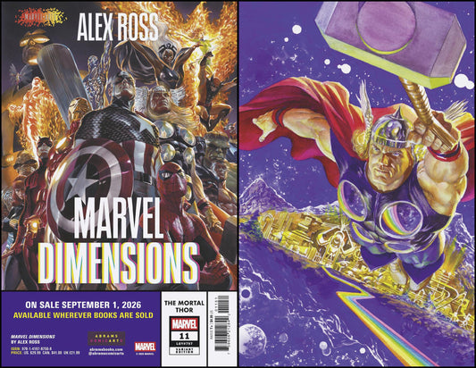 Comics - Mortal Thor 11 Alex Ross Marvel Dimensions Variant - Fan-Tastic Cards & Comics - Marvel Comics