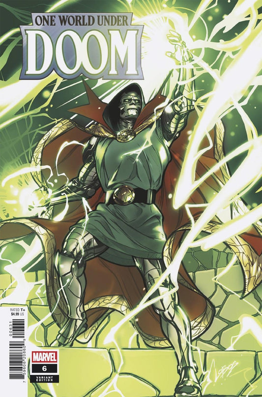 Comics - One World Under Doom 6 Pablo Villalobos Variant - Fan - Tastic Cards & Comics - Marvel Comics