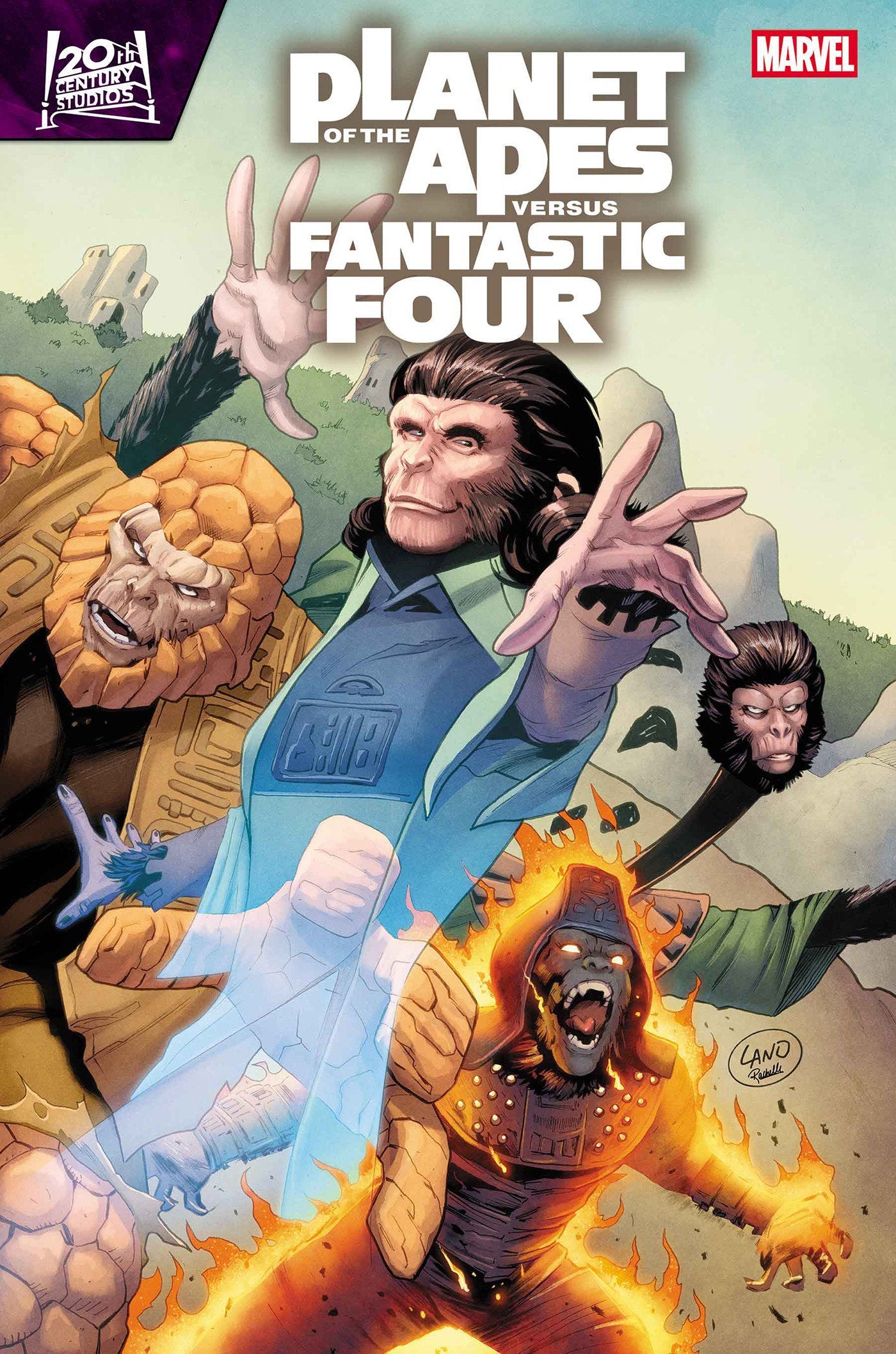 Comics - Planet Of The Apes vs. Fantastic Four 2 - Fan-Tastic Cards & Comics - Marvel Comics