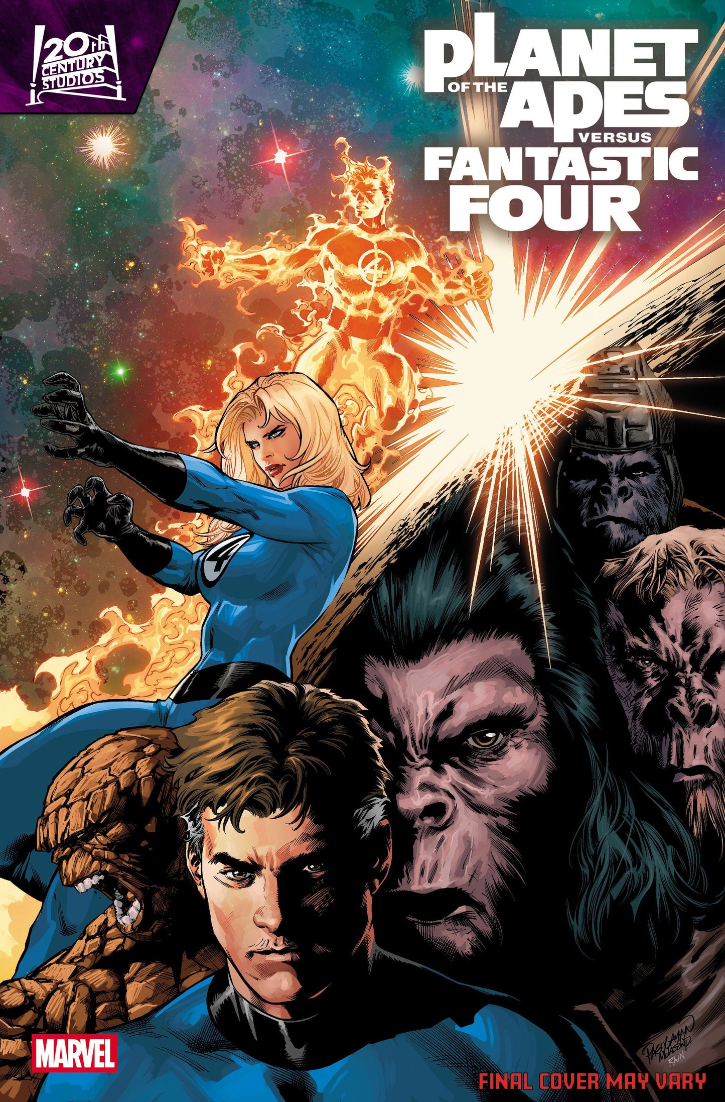 Comics - Planet Of The Apes vs. Fantastic Four 2 Carlo Pagulayan Versus Variant - Fan-Tastic Cards & Comics - Marvel Comics