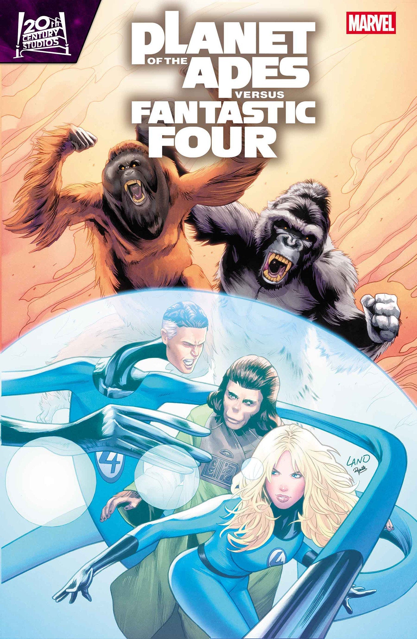 Comics - Planet Of The Apes vs. Fantastic Four 3 - Fan-Tastic Cards & Comics - Marvel Comics