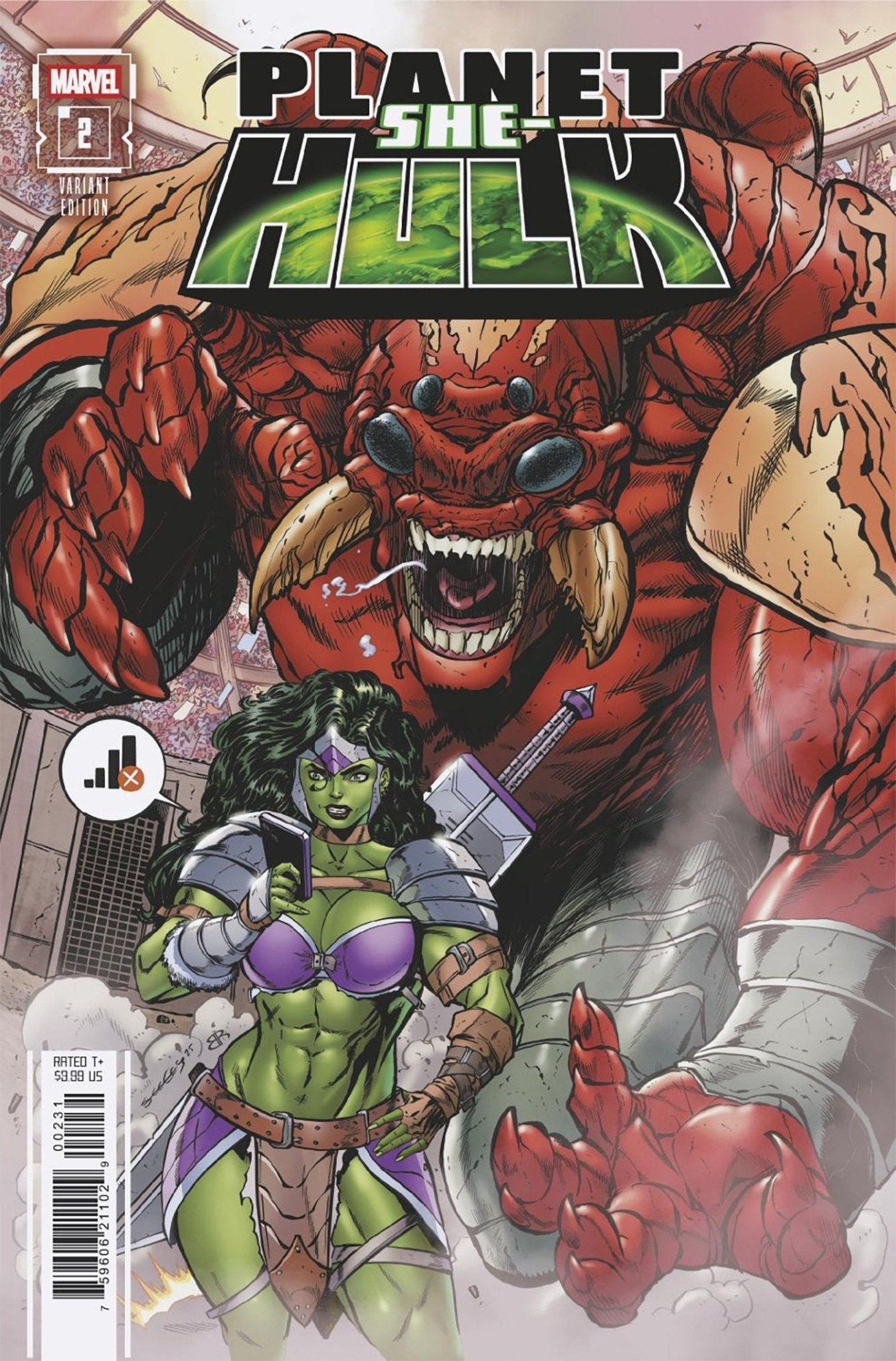 Comics - Planet She Hulk 2 Tim Seeley Variant - Fan-Tastic Cards & Comics - Marvel Comics