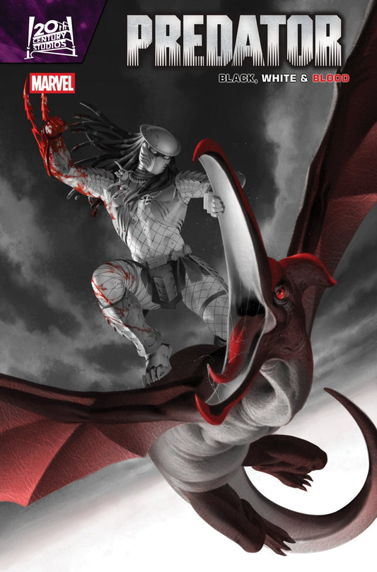 Comics - Predator: Black, White & Blood 4 Junggeun Yoon Variant - Fan - Tastic Cards & Comics - Marvel Comics