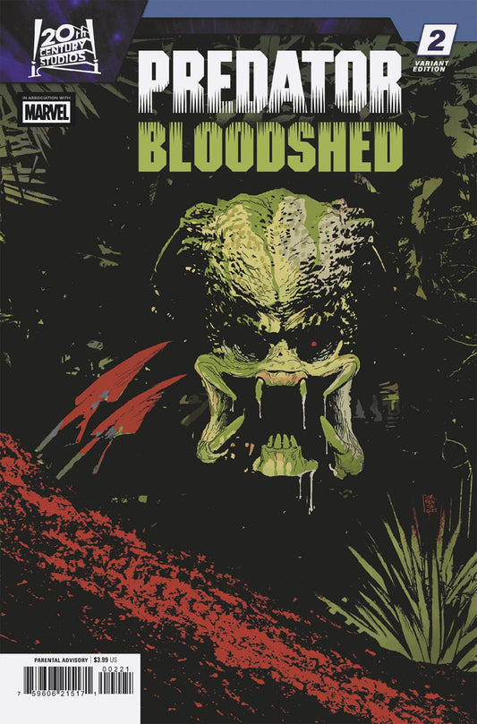 Comics - Predator: Bloodshed 2 Andrea Sorrentino Variant - Fan-Tastic Cards & Comics - Marvel Comics