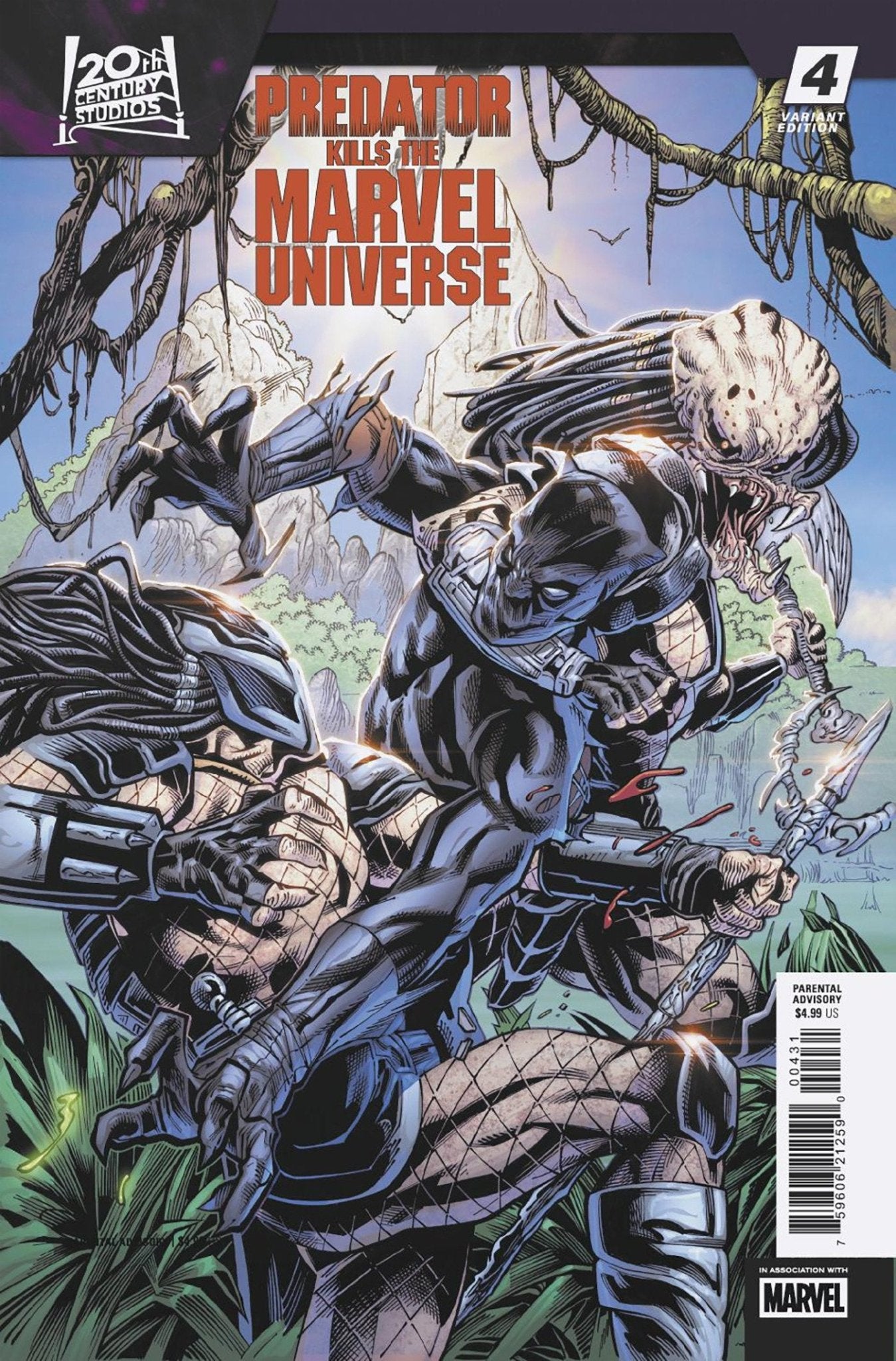 Comics - Predator Kills The Marvel Universe 4 Chris Campana Variant - Fan - Tastic Cards & Comics - Marvel Comics