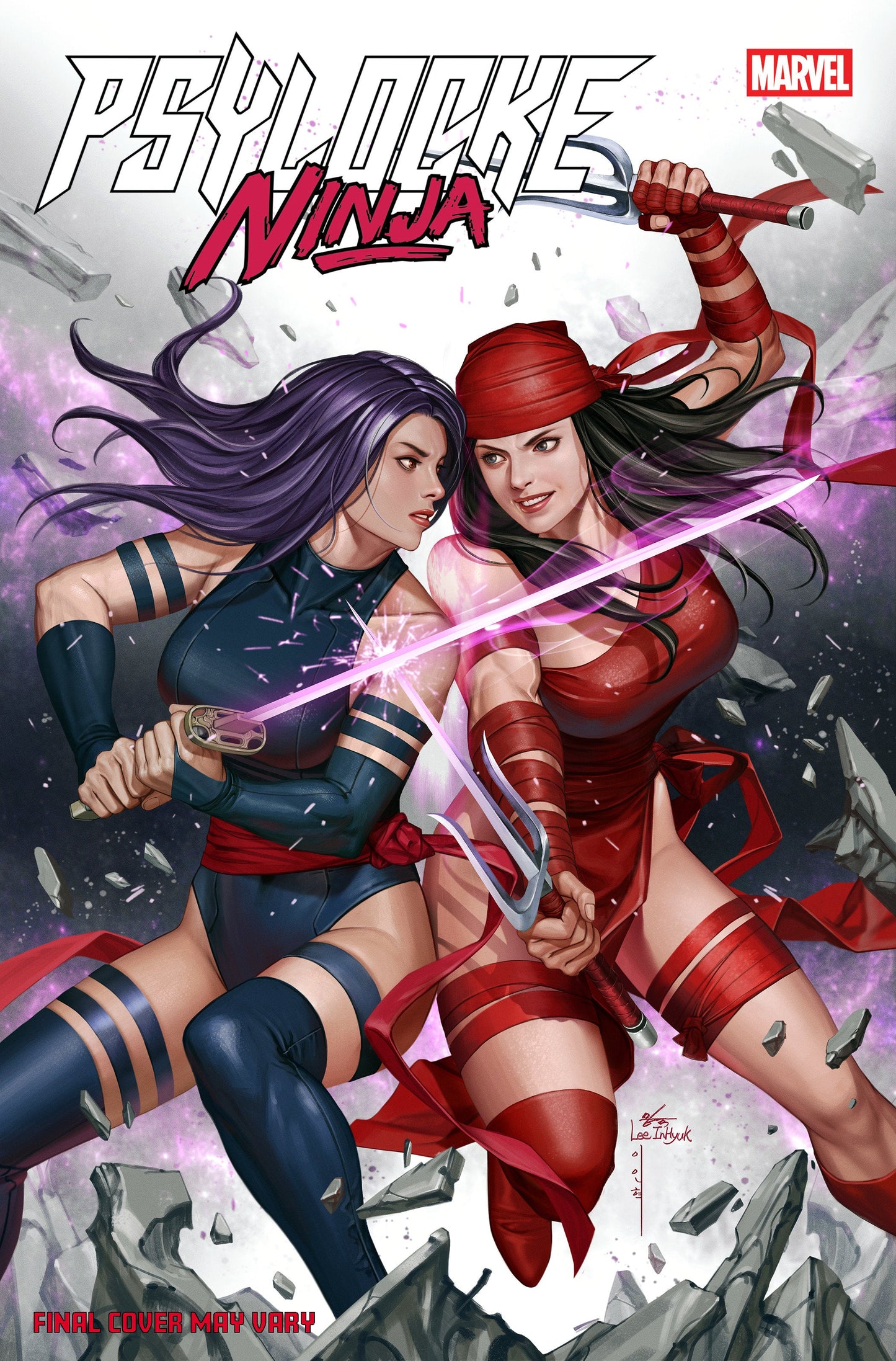 Comics - Psylocke: Ninja 2 Inhyuk Lee Versus Elektra Variant - Fan-Tastic Cards & Comics - Marvel Comics