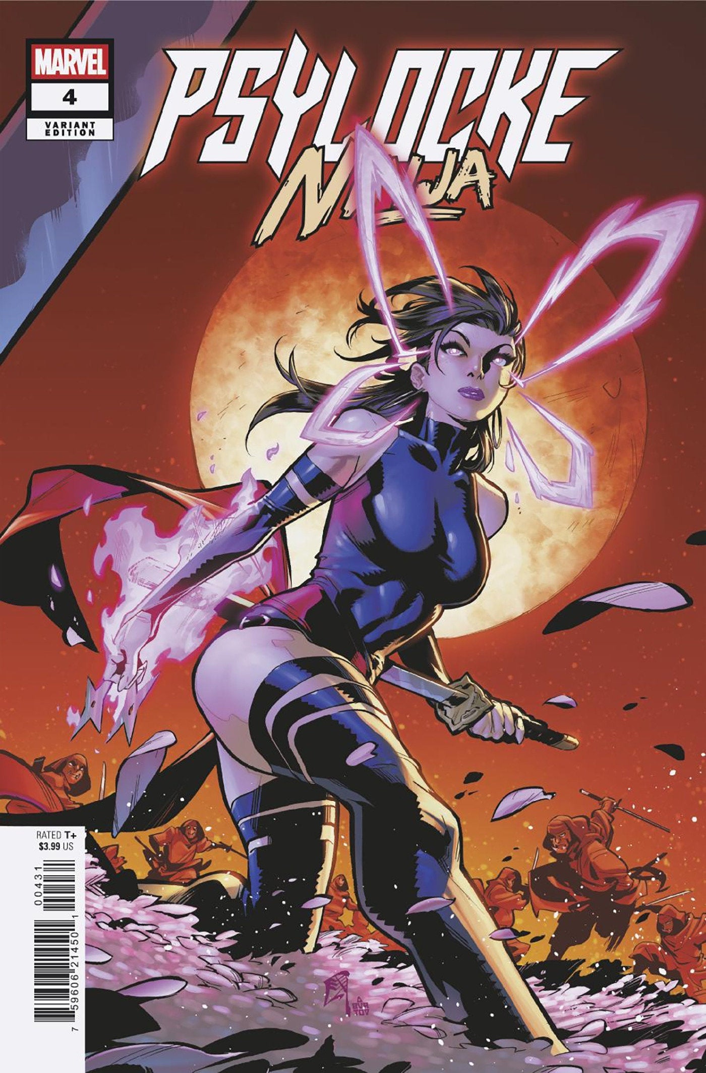 Comics - Psylocke: Ninja 4 C.F. Villa Psylocke Variant - Fan-Tastic Cards & Comics - Marvel Comics