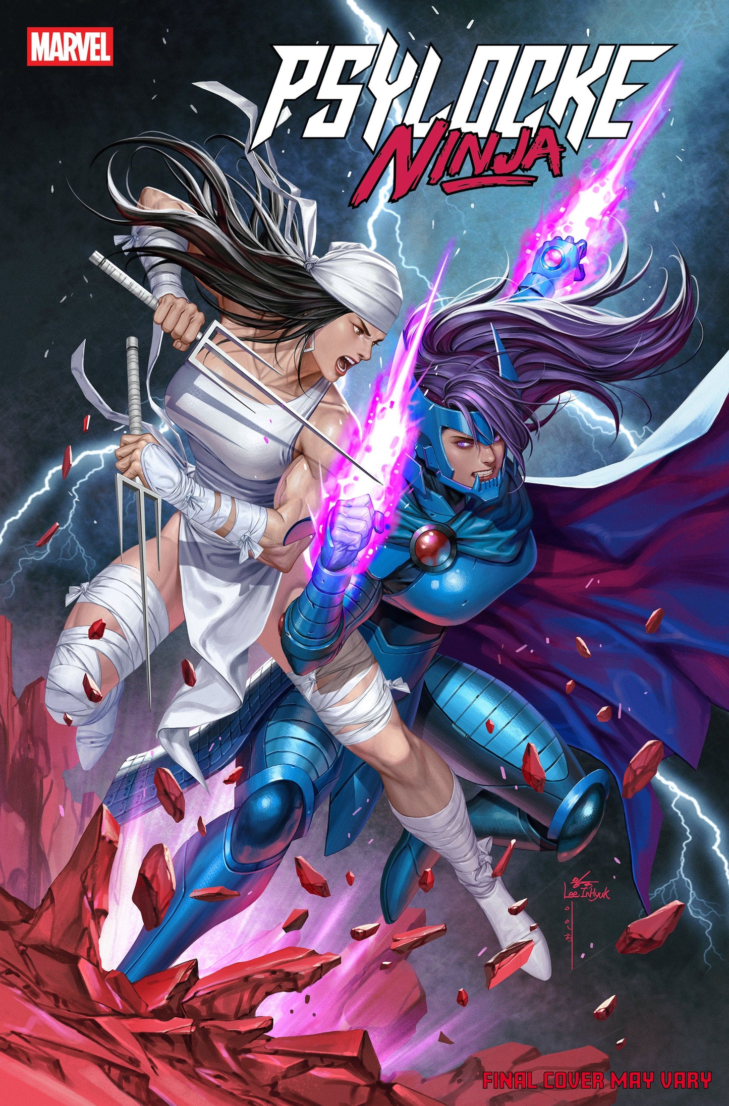 Comics - Psylocke: Ninja 5 Inhyuk Lee Versus Elektra Variant - Fan-Tastic Cards & Comics - Marvel Comics