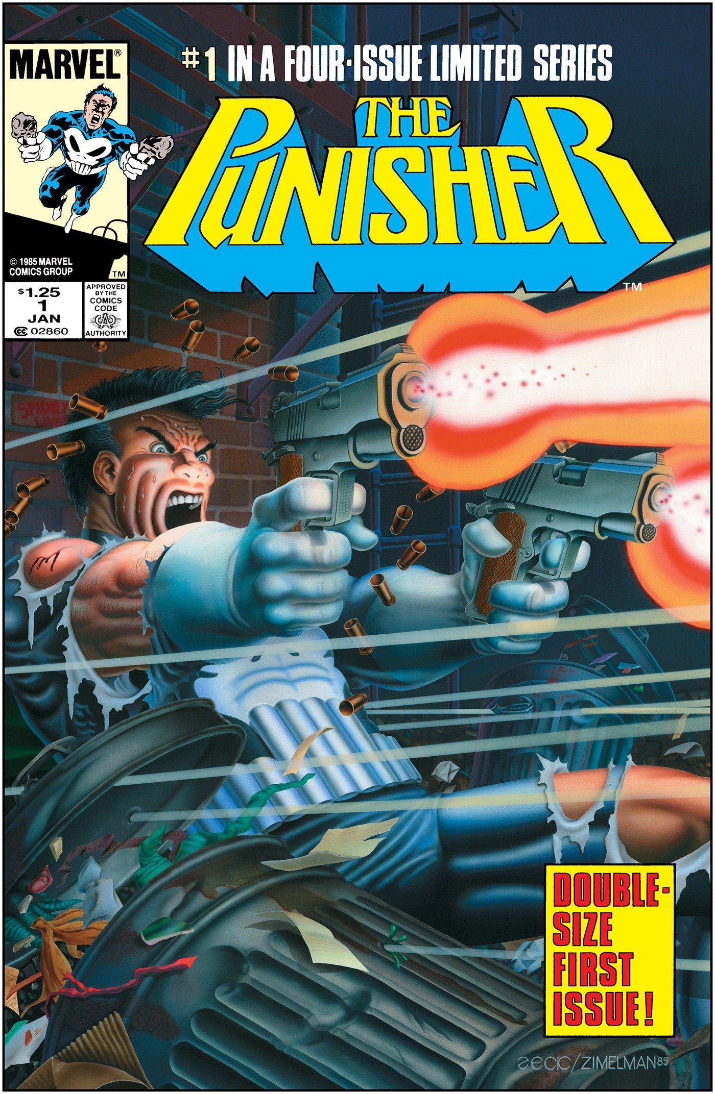 Comics - Punisher 1 Facsimile Edition Foil Variant - Fan-Tastic Cards & Comics - Marvel Comics