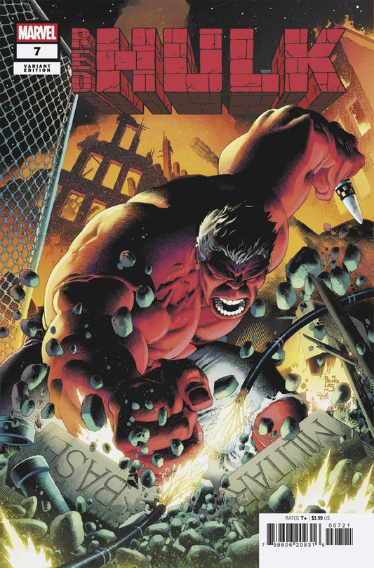 Comics - Red Hulk 7 Paulo Siqueira Variant [Doom] - Fan - Tastic Cards & Comics - Marvel Comics