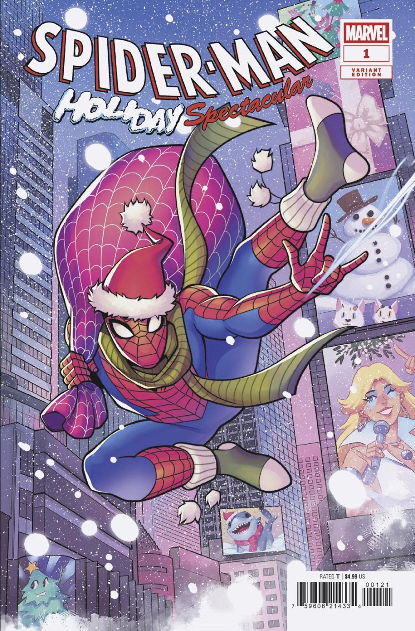 Comics - Spider - Man: Holiday Spectacular 1 Kasia Nie Variant - Fan - Tastic Cards & Comics - Marvel Comics