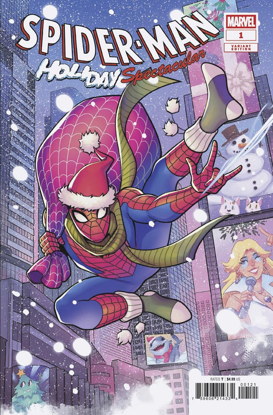 Comics - Spider - Man: Holiday Spectacular 1 Kasia Nie Variant - Fan - Tastic Cards & Comics - Marvel Comics