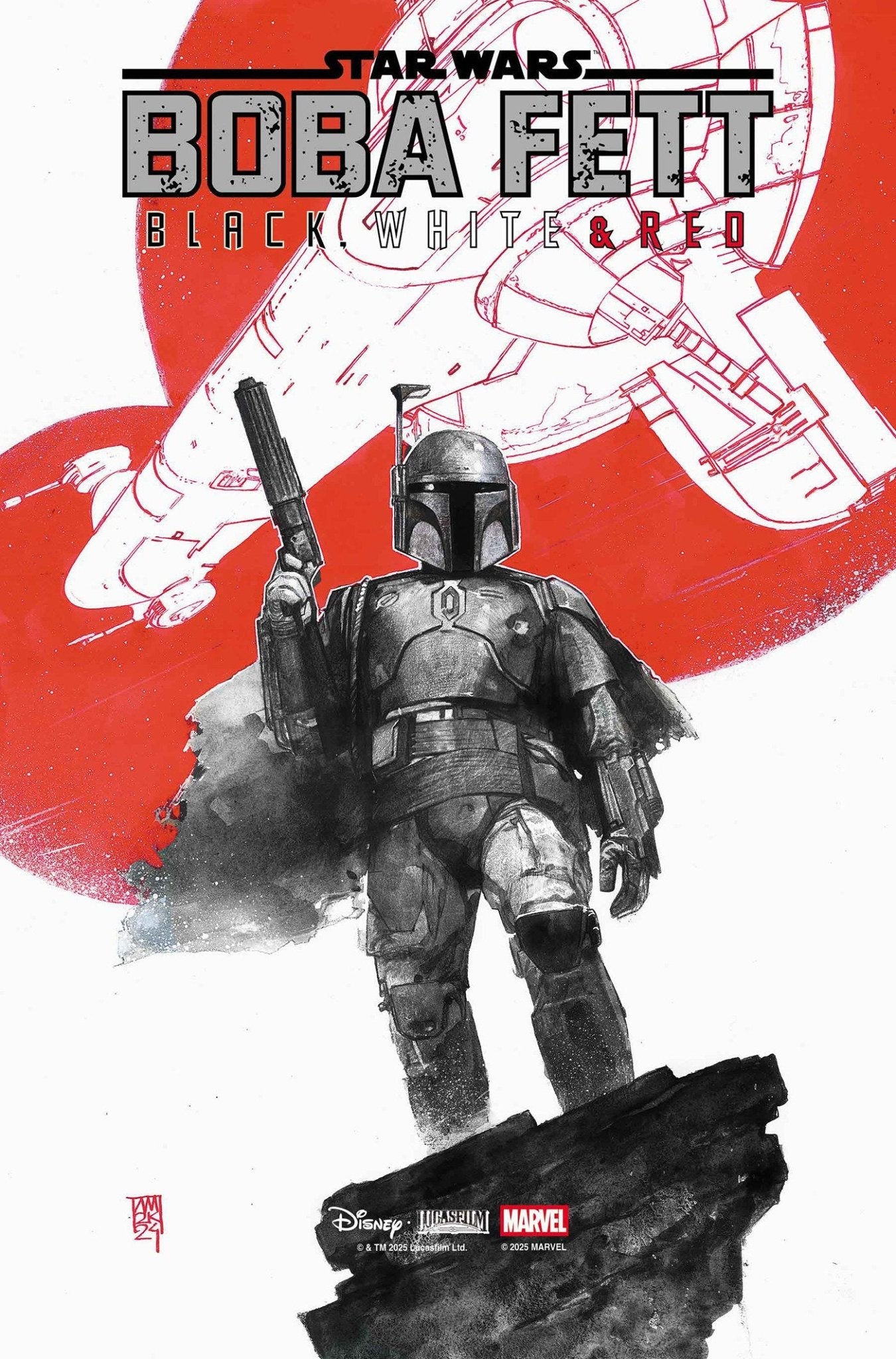 Comics - Star Wars: Boba Fett Black, White & Red 1 - Fan - Tastic Cards & Comics - Marvel Comics