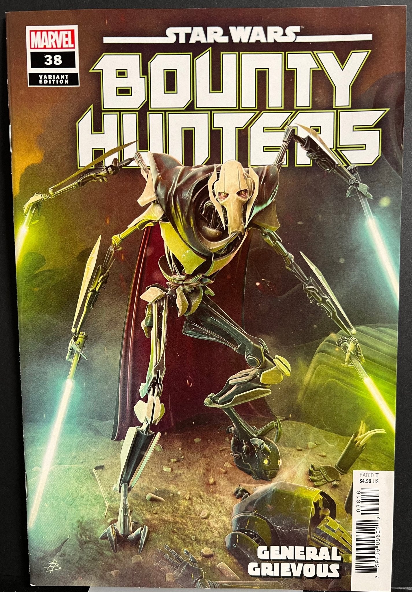 Comics - Star Wars: Bounty Hunters 38 (2020) [1:25 Björn Barends General Grievous Variant] - Fan - Tastic Cards & Comics - Marvel Comics