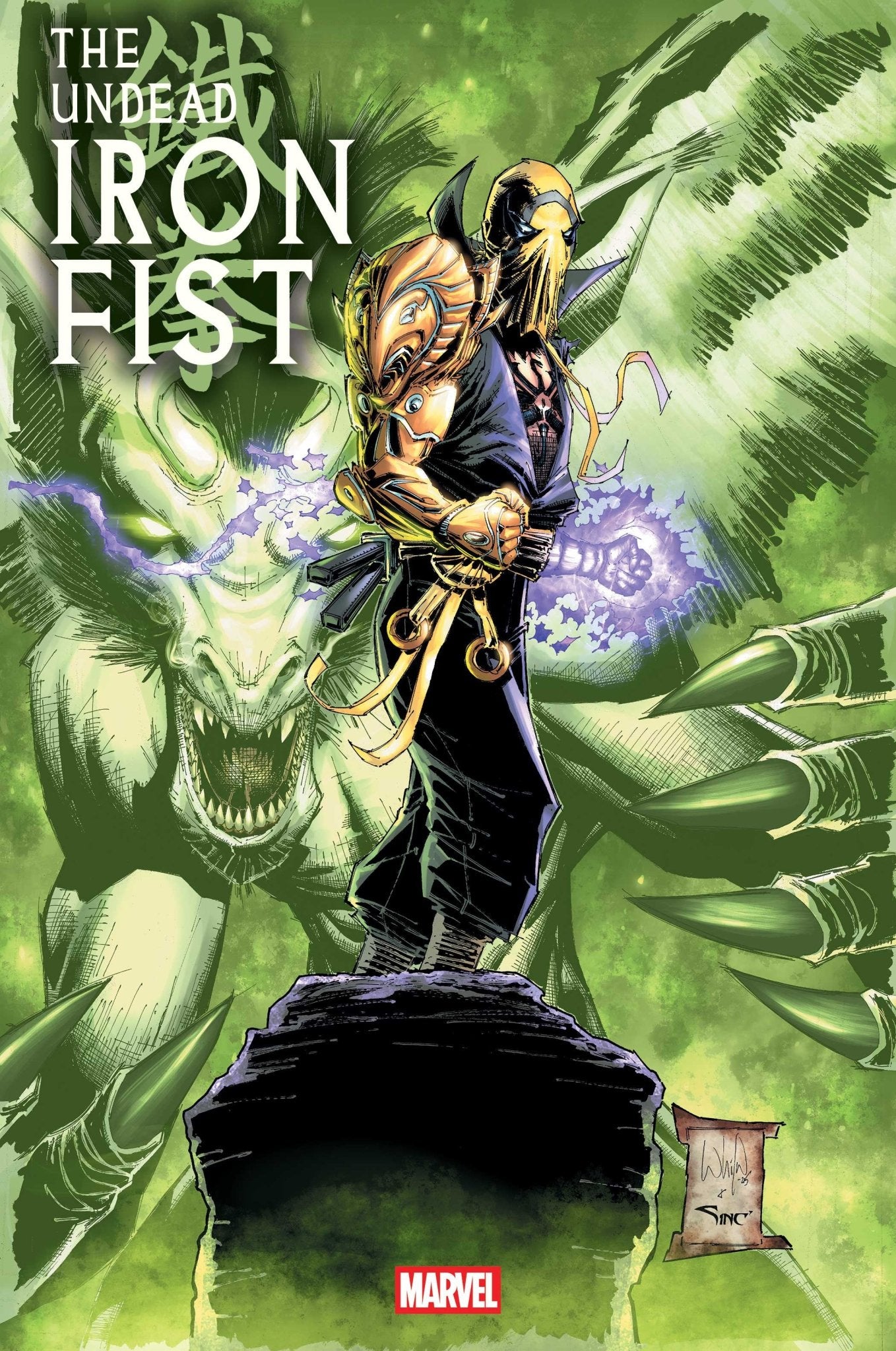 Comics - The Undead Iron Fist 1 - Fan - Tastic Cards & Comics - Marvel Comics