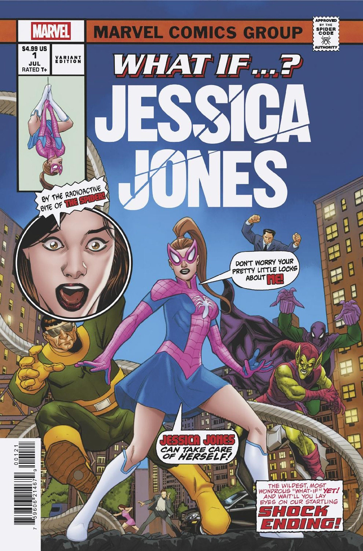 Comics - What If...? Jessica Jones 1 David Messina Homage Variant - Fan-Tastic Cards & Comics - Marvel Comics