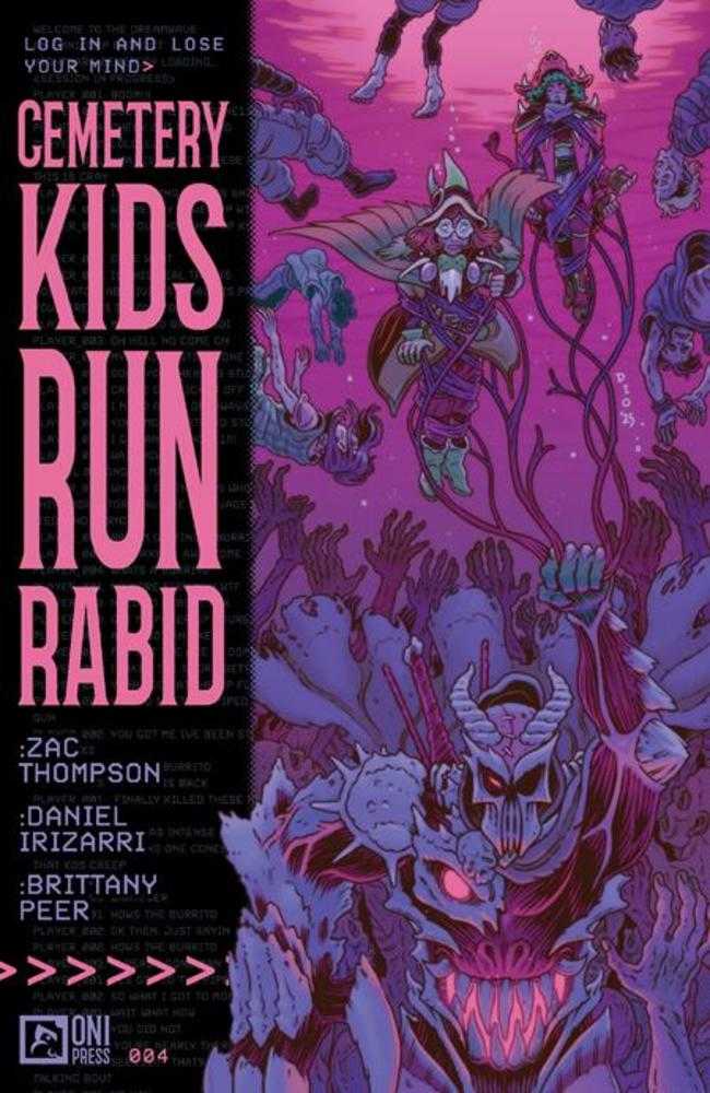 Comics - Cemetery Kids Run Rabid 4 (Of 4) Cover A Daniel Irizarri - Fan - Tastic Cards & Comics - Oni Press