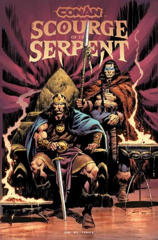 Comics - Conan The Barbarian Scourge Of The Serpent 1 (Of 4) Cover A Roberto De La Torre (Mature) - Fan - Tastic Cards & Comics - Titan Comics