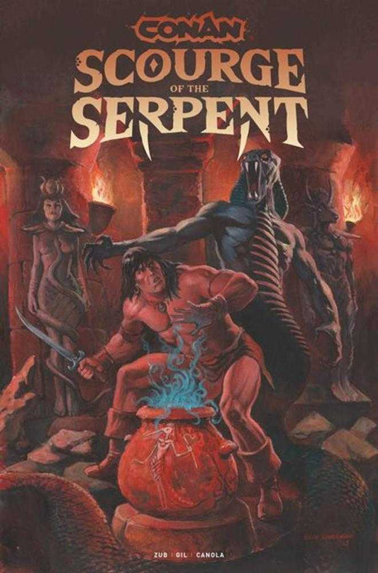 Comics - Conan The Barbarian Scourge Of The Serpent 1 (Of 4) Cover C Geof Isherwood Variant (Mature) - Fan - Tastic Cards & Comics - Titan Comics