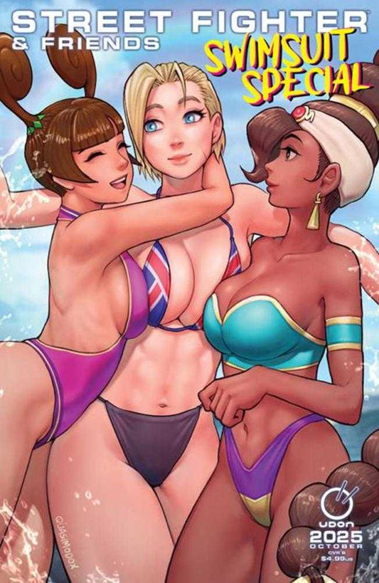 Comics - 2025 Street Fighter & Friends Swimsuit Special 1 (One Shot) Cover B Quasimodox Variant - Fan - Tastic Cards & Comics - Udon Entertainment