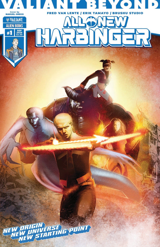 Comics - Valiant Beyond: All New Harbinger 1 Variant C (Calero Connecting Variant) - Fan - Tastic Cards & Comics - Valiant Entertainment