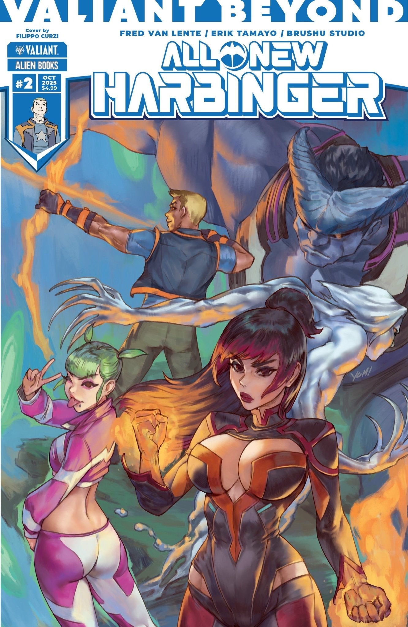 Comics - Valiant Beyond: All New Harbinger 2 Cover A (Curzi) - Fan - Tastic Cards & Comics - Valiant Entertainment