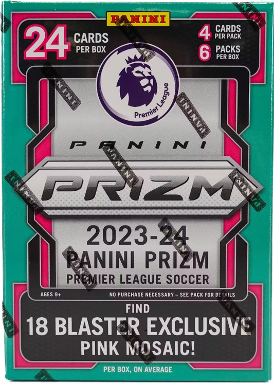 2023/24 Panini Prizm Premier League EPL Soccer 6-Pack Blaster Box